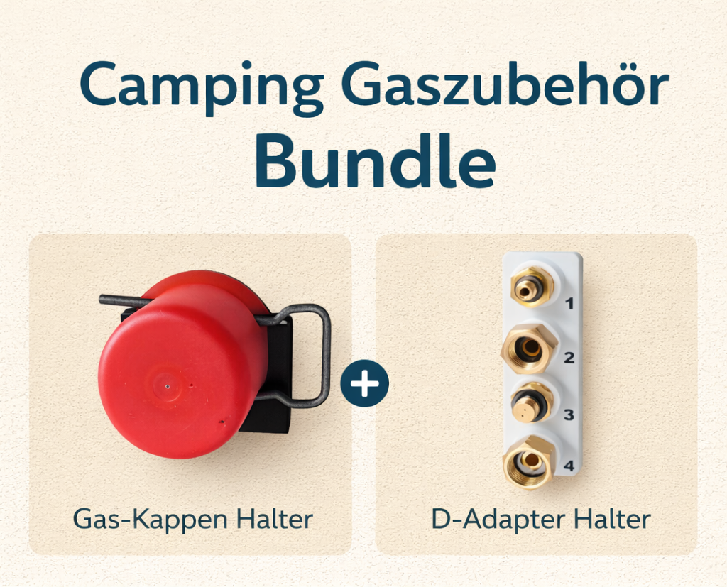 Gaskasten-Bundle: Gaskappen-Halter + D-Adapter-Halter