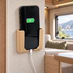 Handyhalter für Wohnmobil & Wohnwagen mit USB-Kabelöffnung und 3M Klebeband