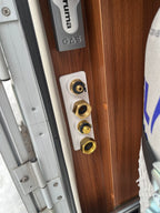 Halter für 4x D-Gasflaschen-Adapter (Set)