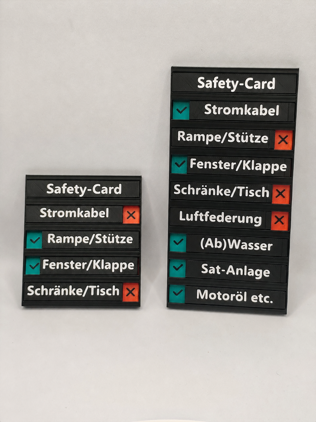 Die Safety Card für Camper - Abreise‑Check auf einen Blick