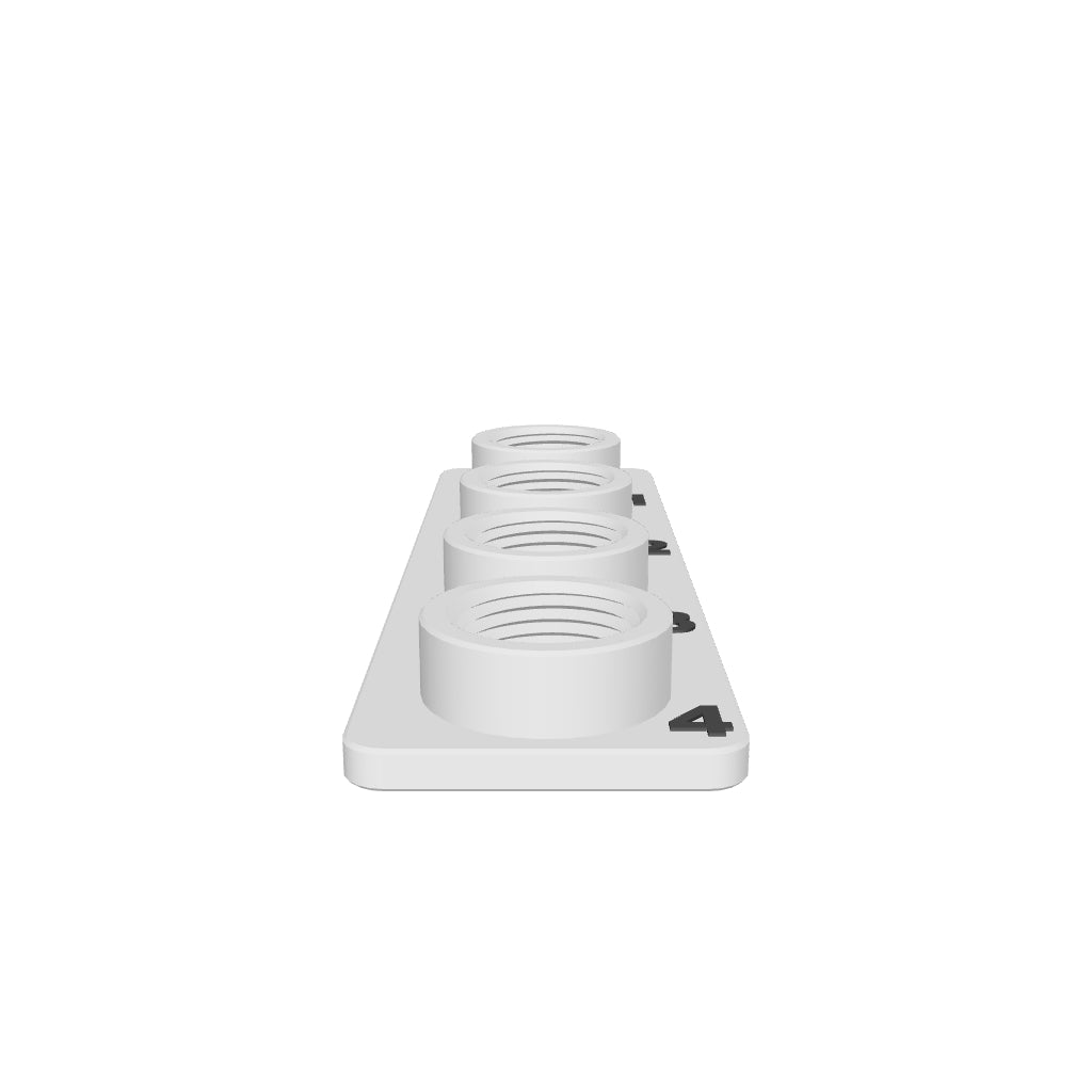 Halter für 4x D-Gasflaschen-Adapter Wohnmobil Camping Vanlife