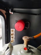 Halter für 4x D-Gasflaschen-Adapter (Set)