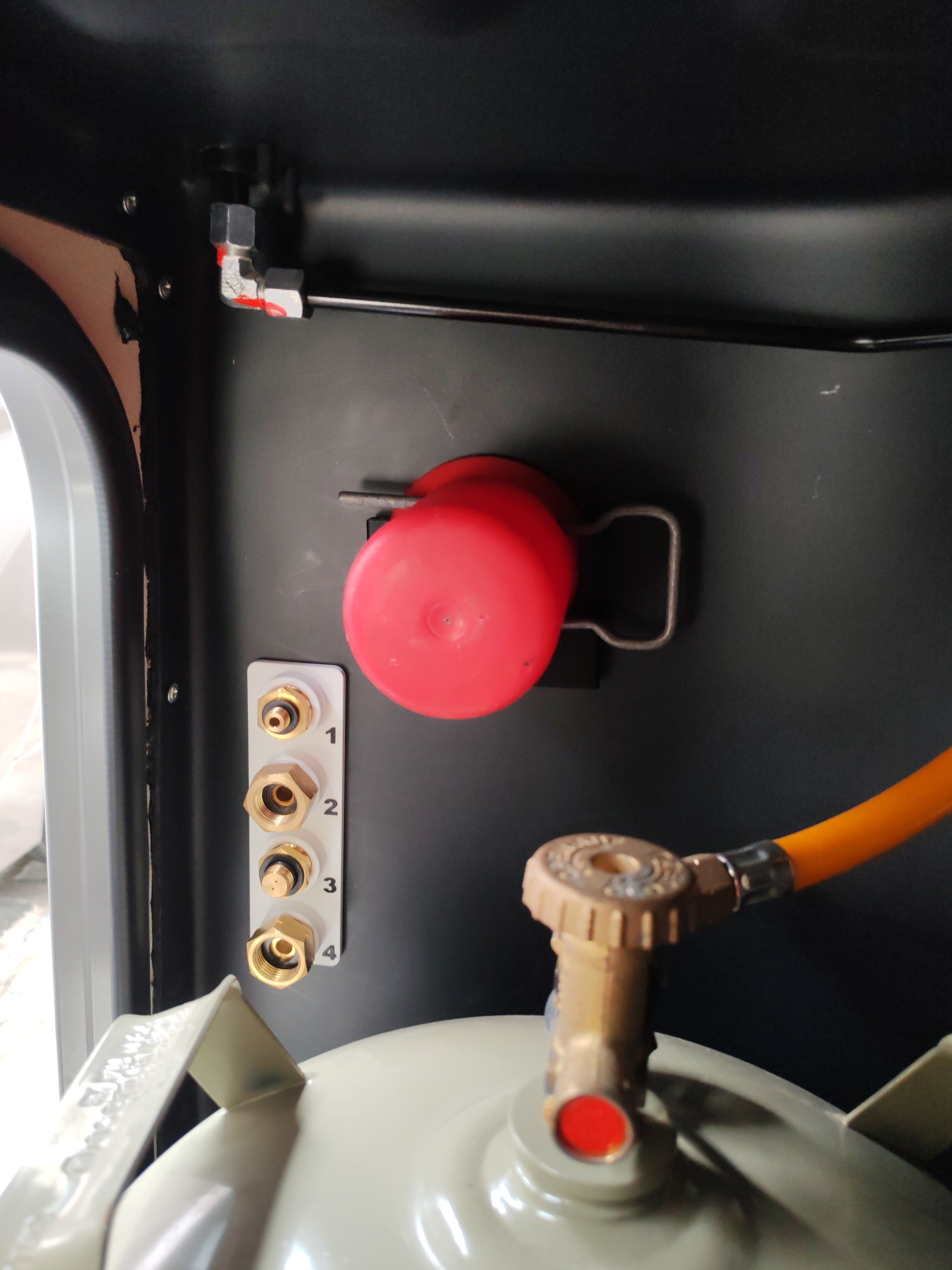 Gaskasten-Bundle: Gaskappen-Halter + D-Adapter-Halter