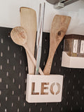 Behälter für Lochwand (Skadis) mit Name