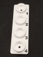 Halter für 4x D-Gasflaschen-Adapter (Set)